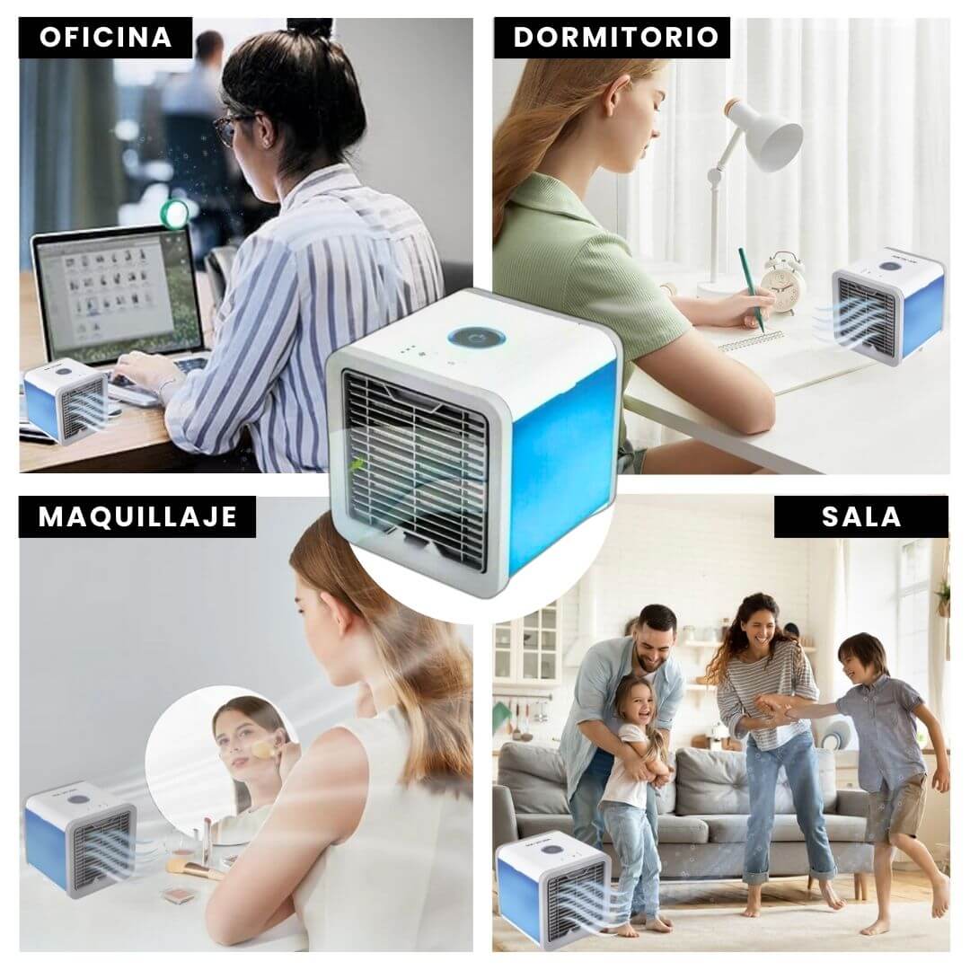 (PROMOCIÓN DE CUMPLEAÑOS) AIRE ACONDICIONADO PORTÁTIL ARTIC AIR TIPO CUBO 💦❄🌞