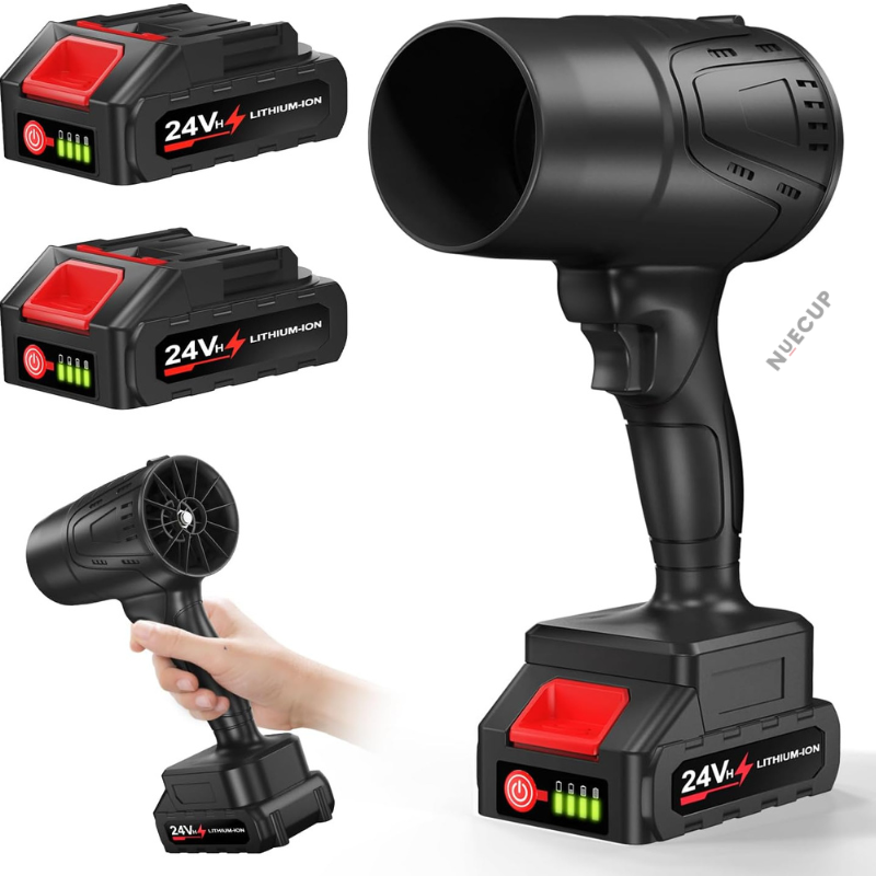 (LIQUIDACIÓN DE EXISTENCIAS) Soplador de Aire Potente + 2 Baterías de Regalo 🎁