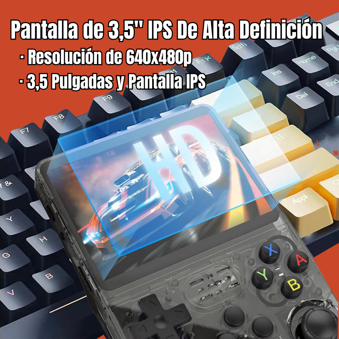 Anbernic™ PLUS Retro Arcade de Bolsillo - Más de 15.000 juegos clásicos