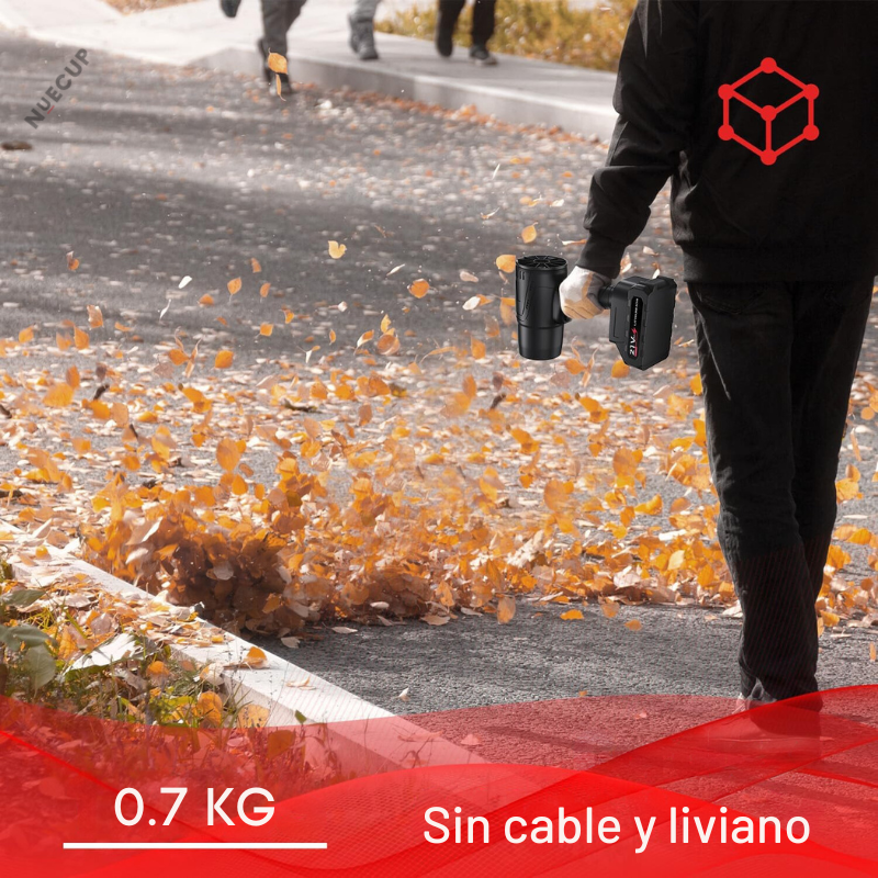 (LIQUIDACIÓN DE EXISTENCIAS) Soplador de Aire Potente + 2 Baterías de Regalo 🎁