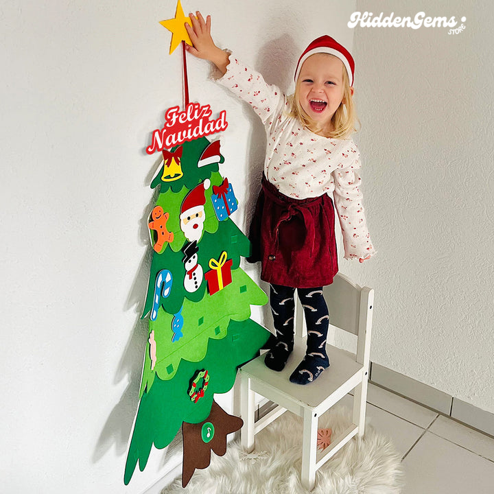(LIQUIDACIÓN DE NAVIDAD) ÁRBOL DE NAVIDAD PARA NIÑOS KIDMAS TREE + REGALO MISTERIOSO 🎄🎅🎁