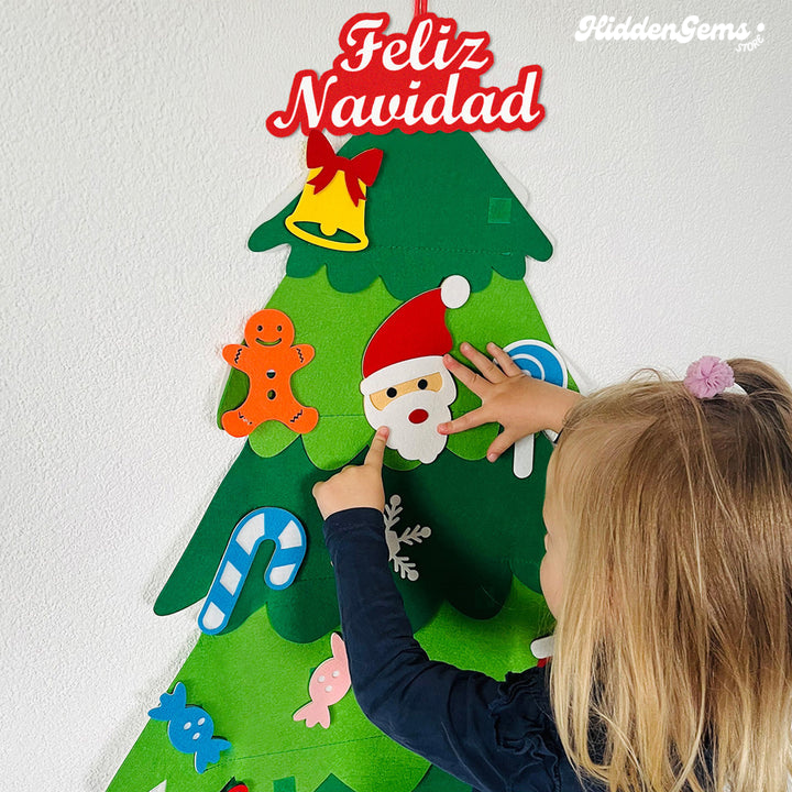 (LIQUIDACIÓN DE NAVIDAD) ÁRBOL DE NAVIDAD PARA NIÑOS KIDMAS TREE + REGALO MISTERIOSO 🎄🎅🎁