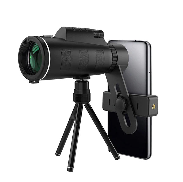 Telescopio Portátil 500x Estrella + Linterna Táctica TitaniumPro de regalo 🎁