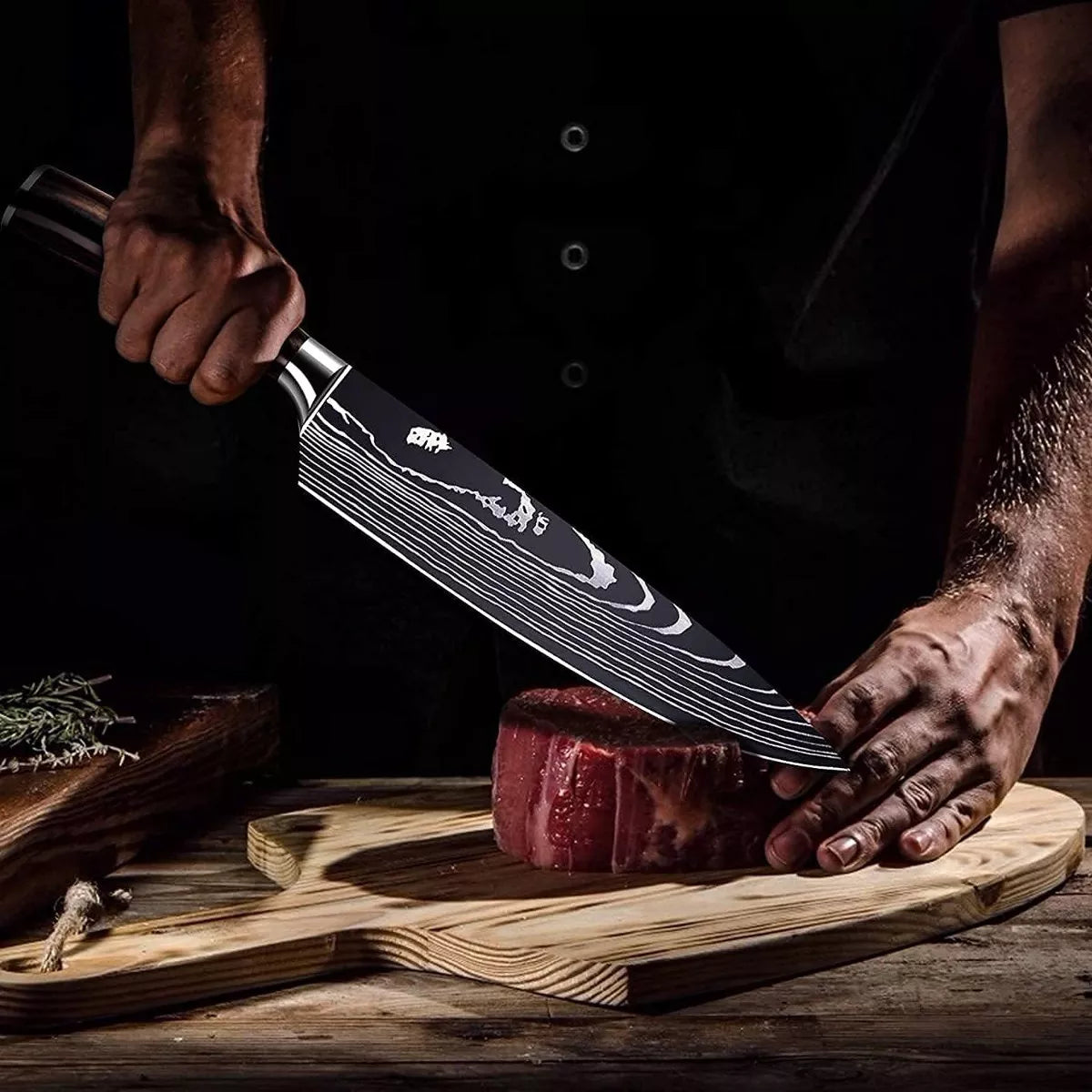 CUCHILLO DE CHEF FORJADO EN ACERO DE ALTA CALIDAD (PRECIO DE COSTE)