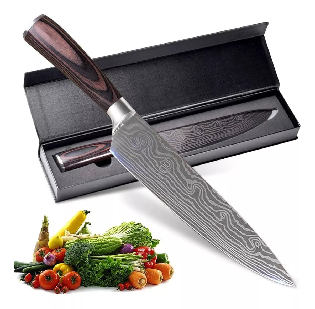 CUCHILLO DE CHEF FORJADO EN ACERO DE ALTA CALIDAD (PRECIO DE COSTE)