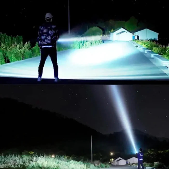 Compra 1 Lleva 2 - Linterna Táctica Ultra Potente - TitaniumPro (PROMOCIÓN DE ANIVERSARIO) 🎁