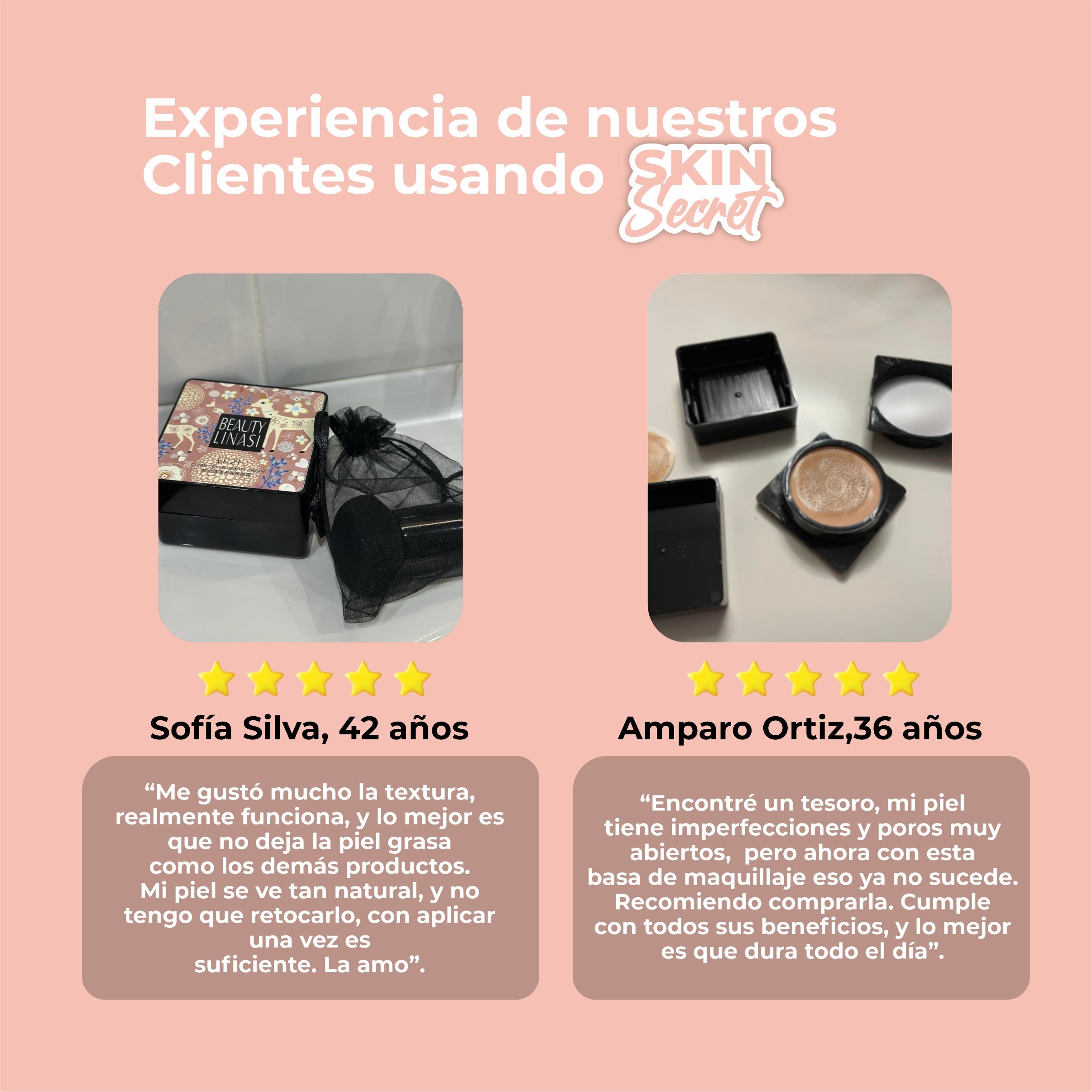 Base de Maquillaje en Crema Anti-Edad - SkinSecret® 2