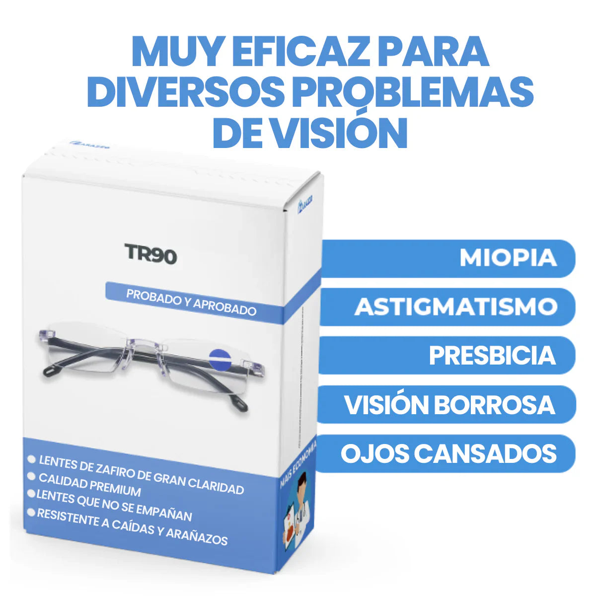 (REMATE DE EXISTENCIAS) - GAFAS MULTIFOCALES INTELIGENTES TR90PRO 🎁