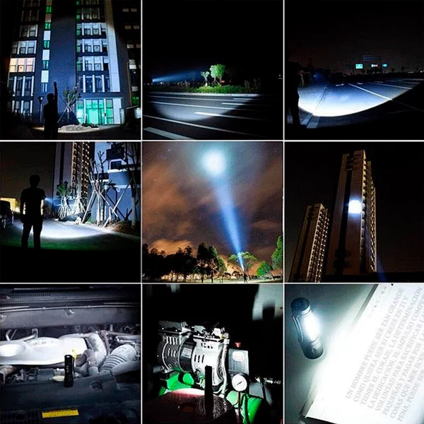 Compra 1 Lleva 2 - Linterna Táctica Ultra Potente - TitaniumPro (PROMOCIÓN DE ANIVERSARIO) 🎁