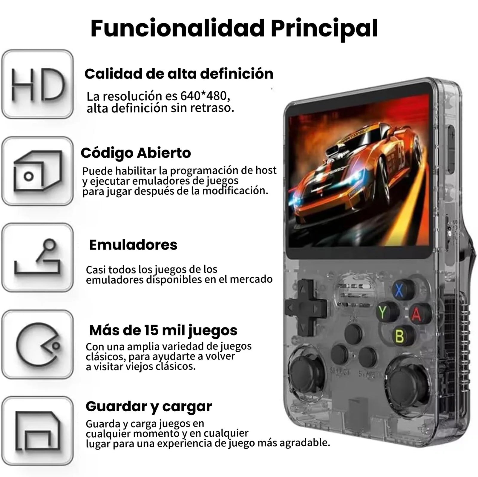 Anbernic™ PLUS Retro Arcade de Bolsillo [Más de 15.000 juegos clásicos]