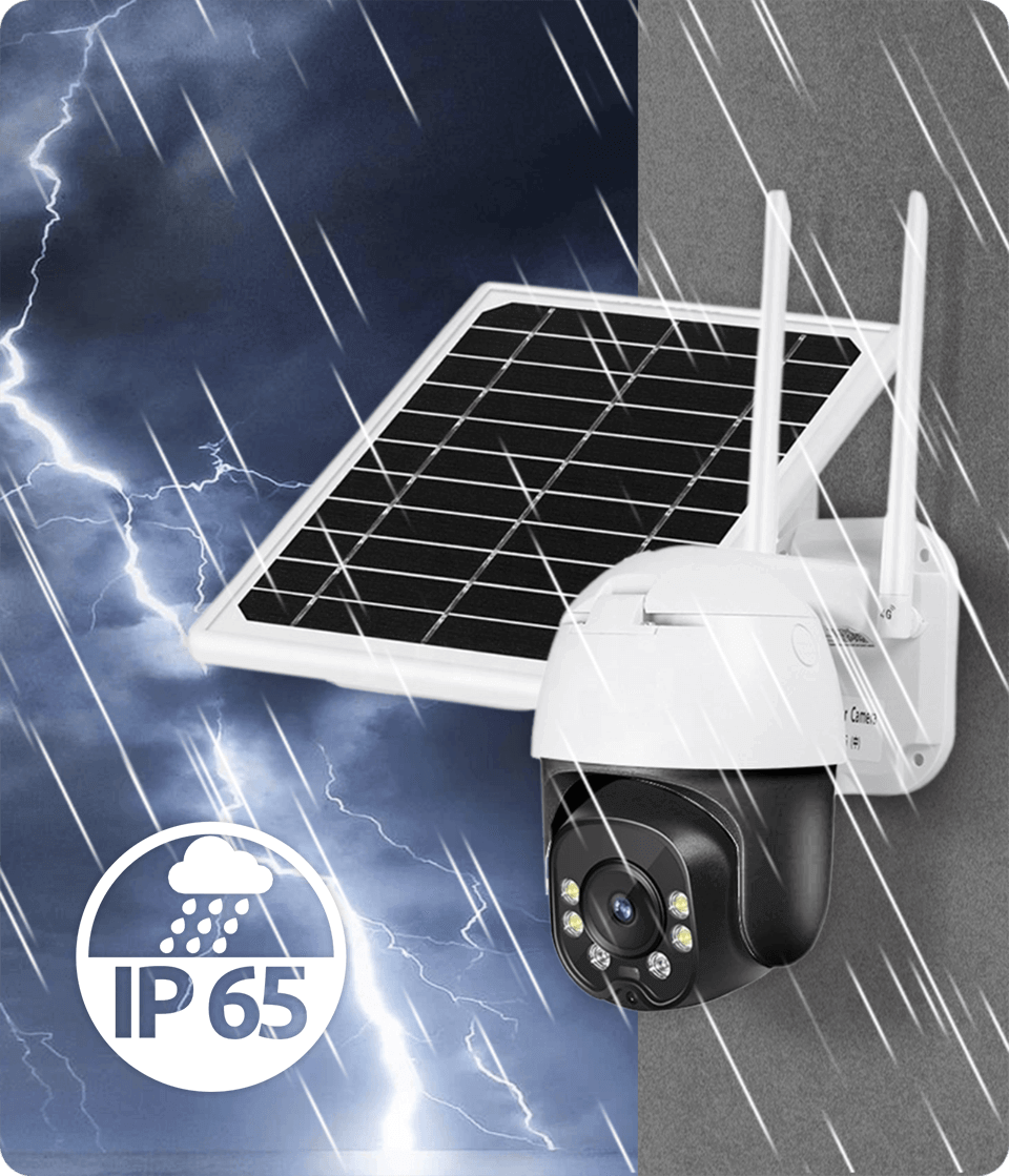 Cámara de Vigilancia Solar Inalámbrica Inteligente SolGuard™